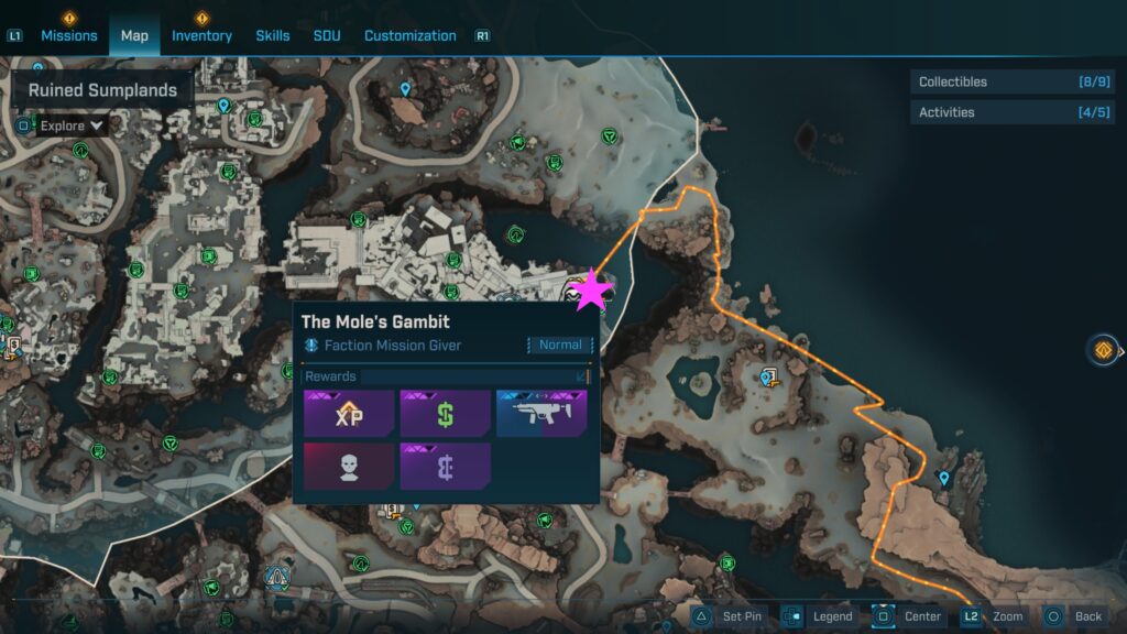 Borderlands 4 The Mole's Gambit faction mission