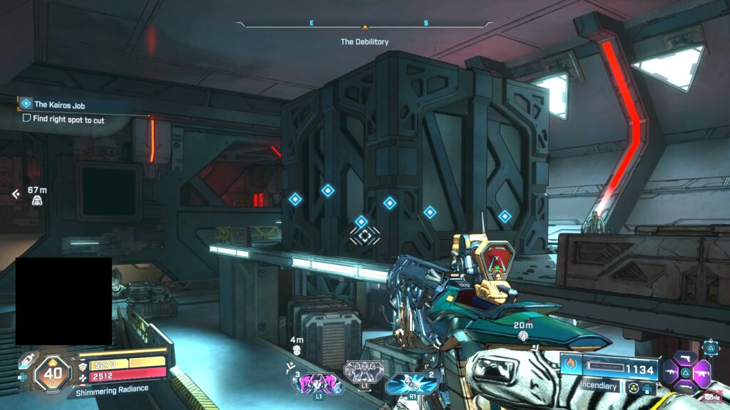 find the right spot to cut the safe