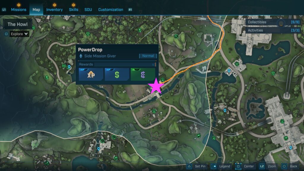 Borderlands PowerDrop side mission