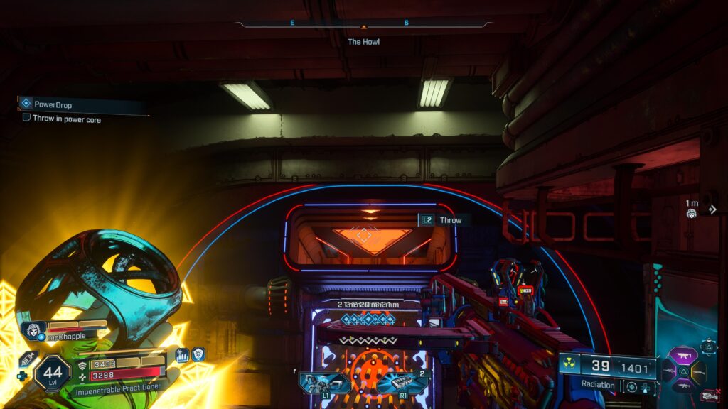 where to throw power core