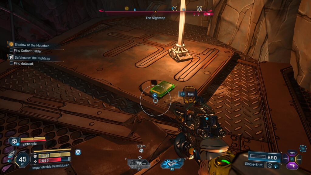 the nightcap safehouse datapad