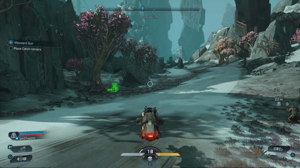 place box along the main road