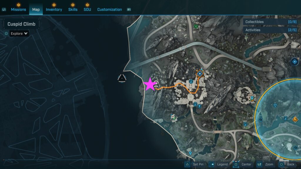 cuspid climb auger shrine