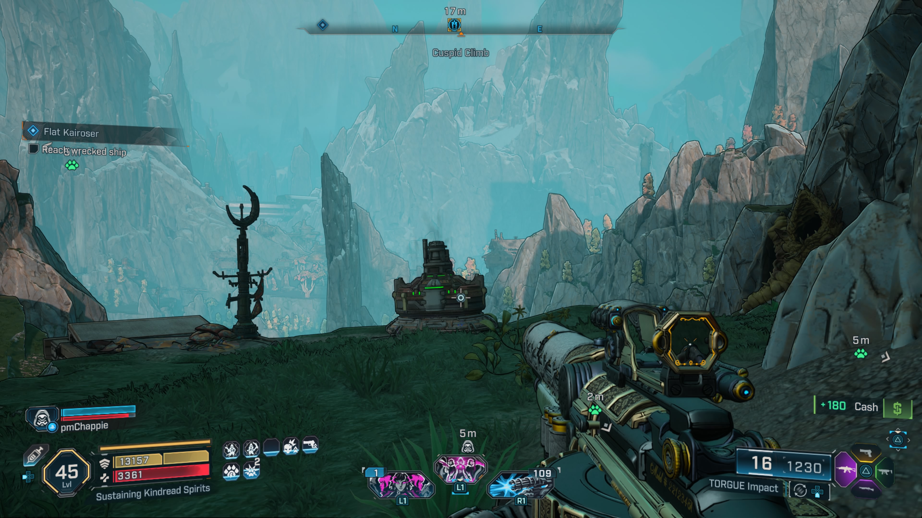 Auger shrine cuspid climb