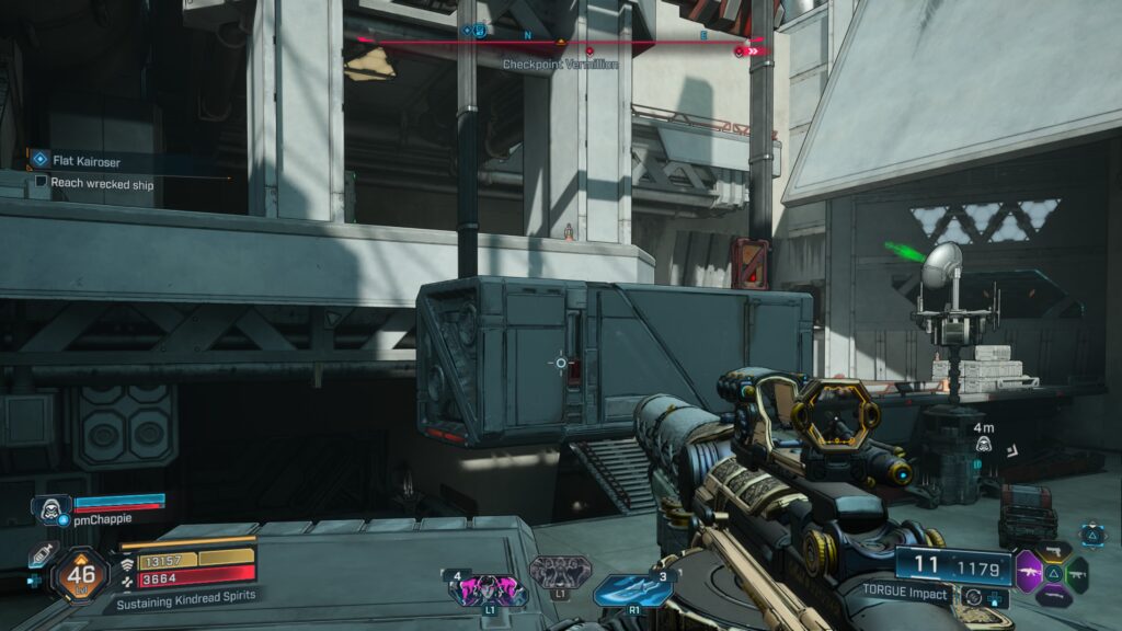 how to reach echo log at checkpoint vermillion