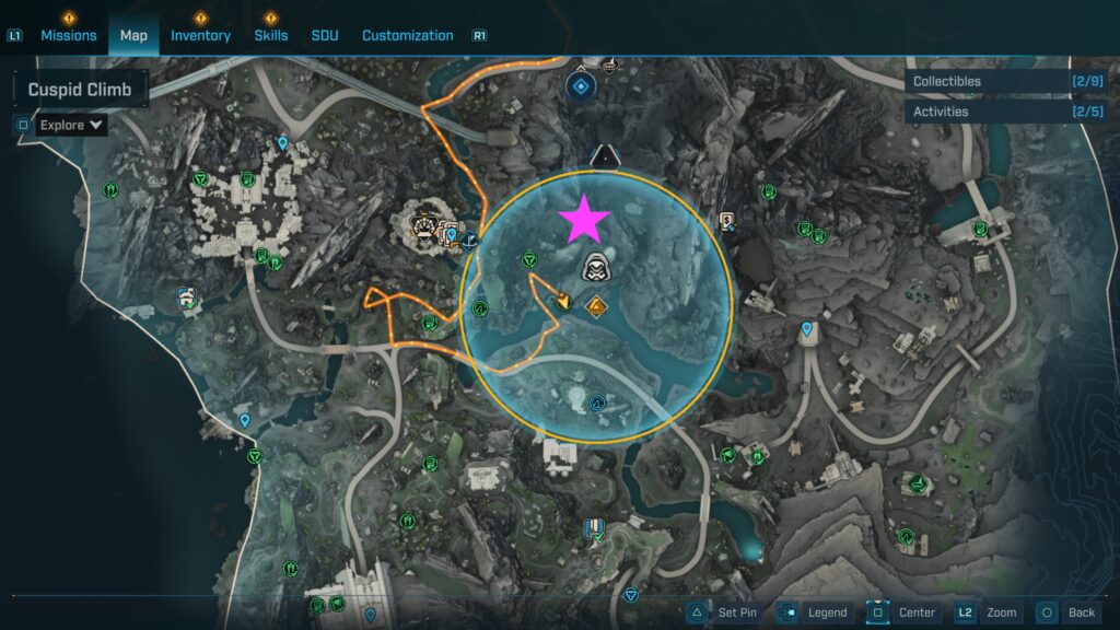 whistler's maw abandoned auger mine cuspid climb