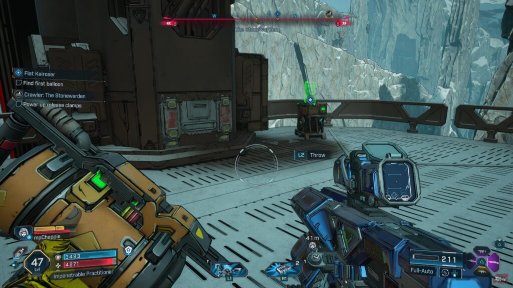 where to power up release clamps for crawler stonewarden