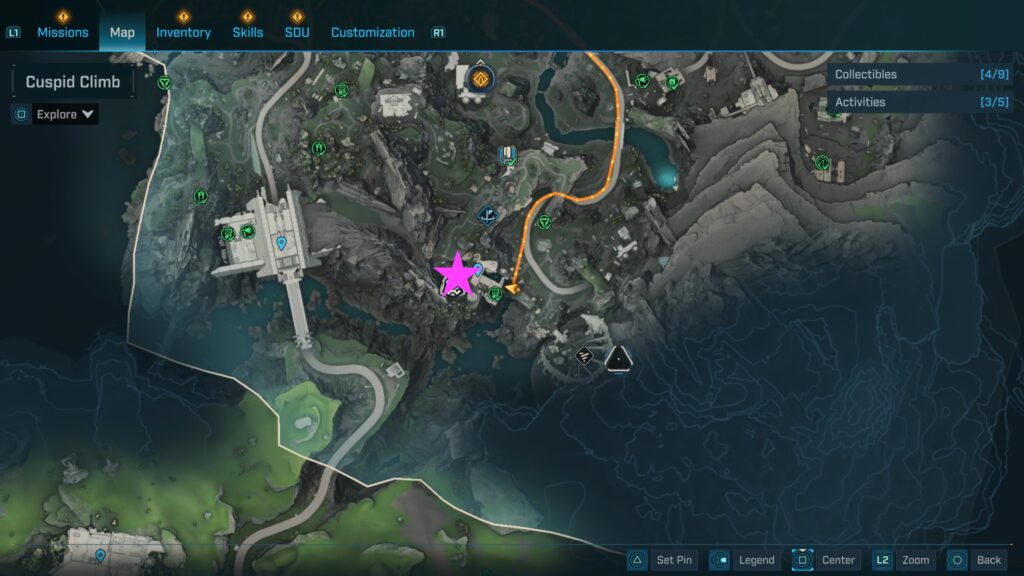 cuspid climb evocarium