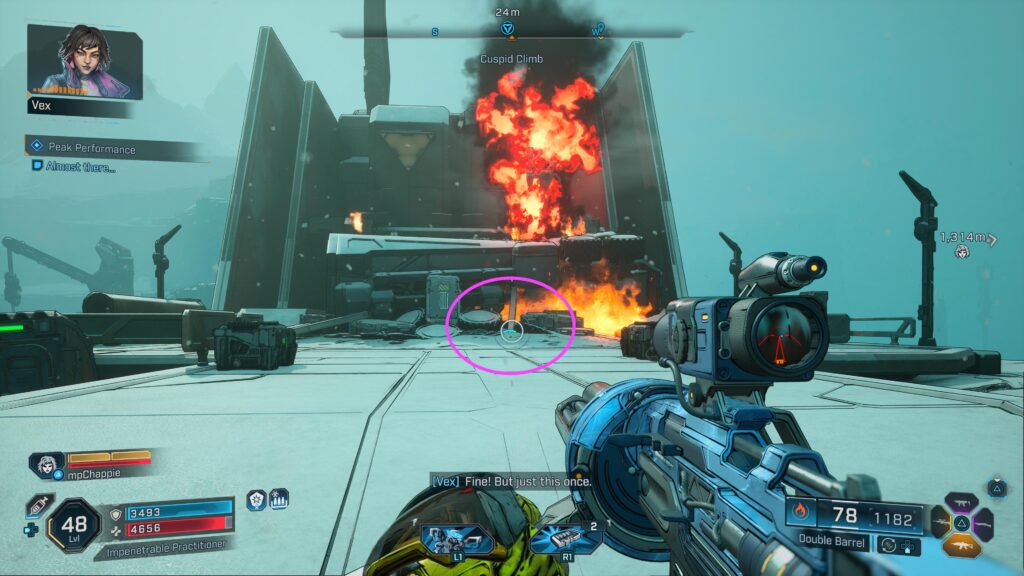 echo log Terminus Range - Cuspid Climb