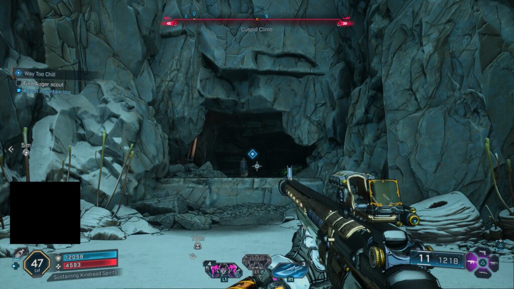 cave at top of mountain