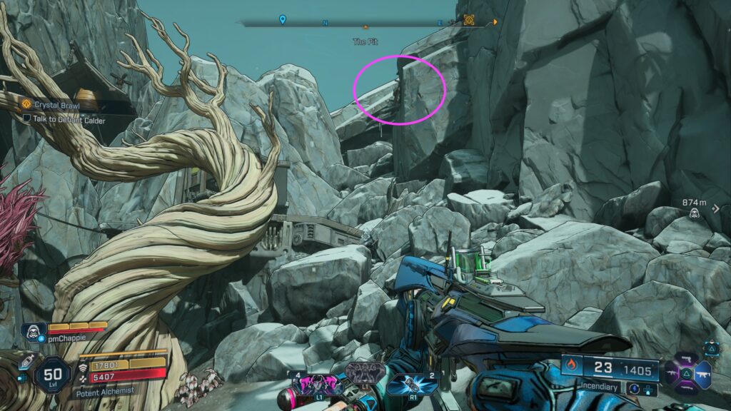 how to reach the vault fragment