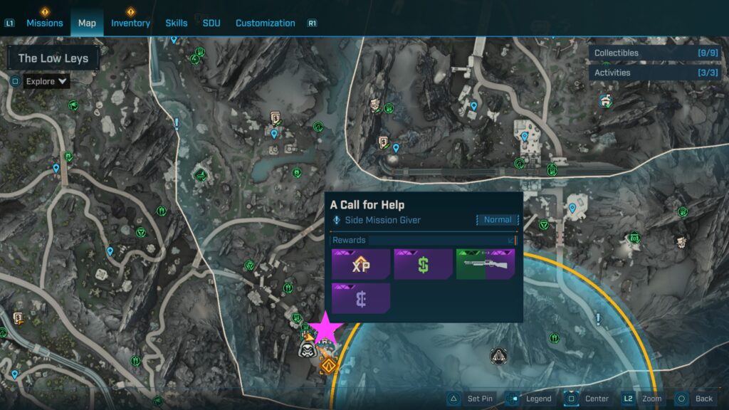 borderlands 4 A Call for Help side mission