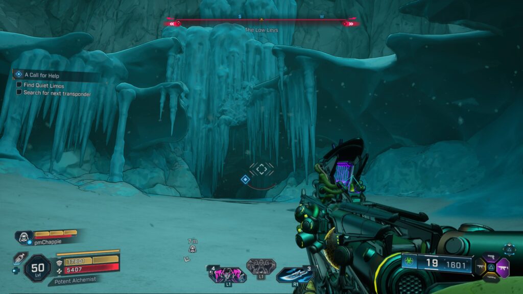 ice cave to find next transponder