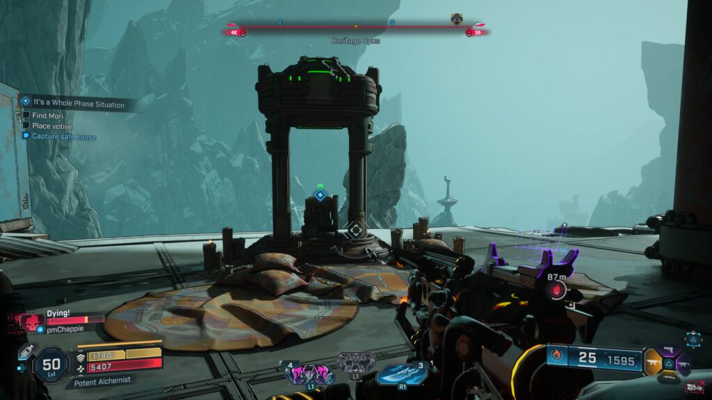 place candle on altar of shrine at heritage opus safehouse