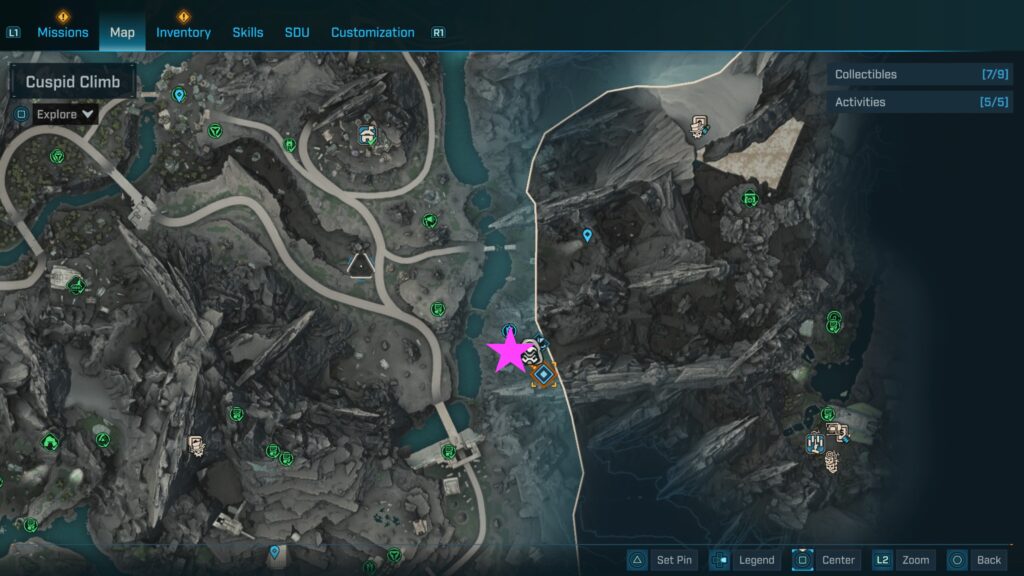 cuspid climb terminus range