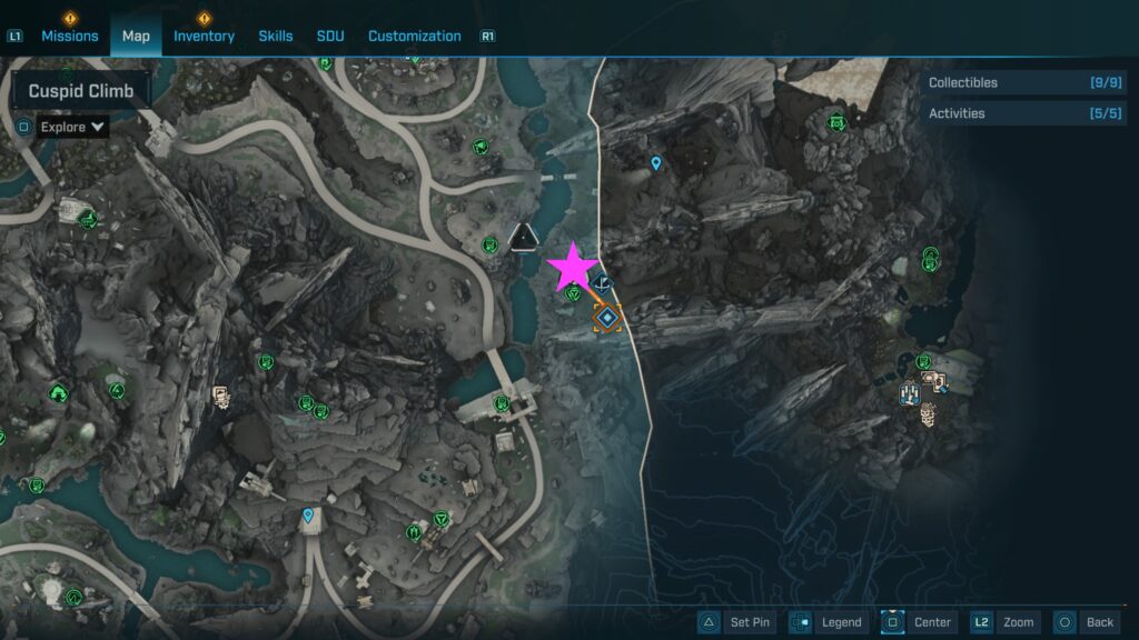 cuspid climb auger shrine