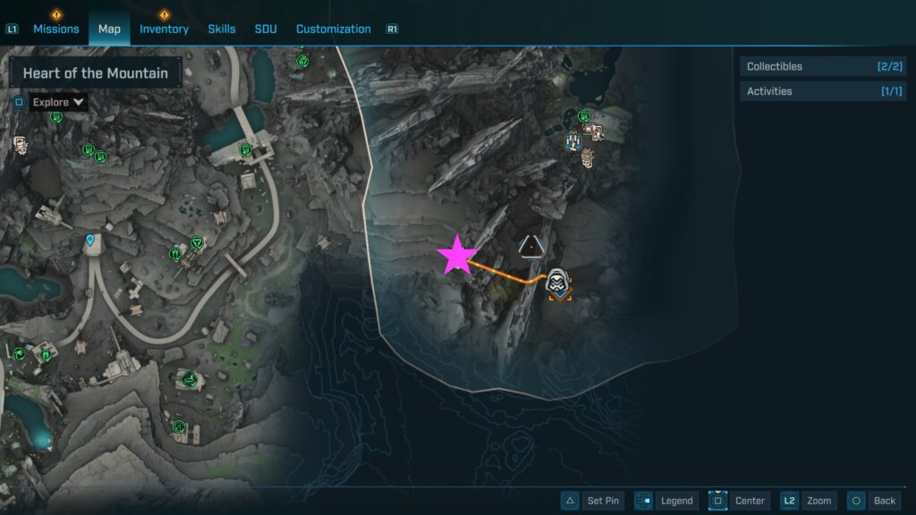 heart of the mountain echo log