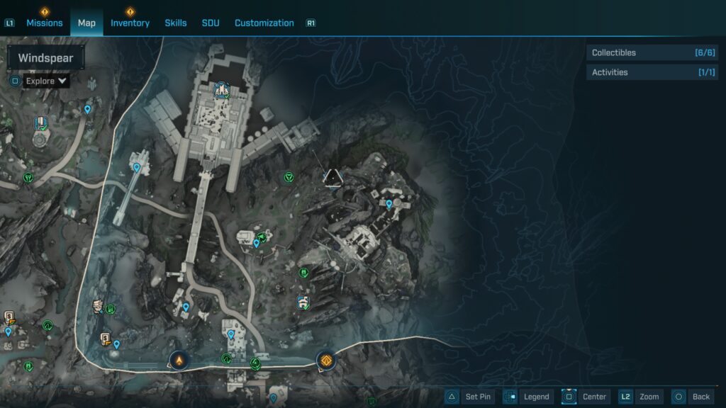 Borderlands 4 terminus range windspear area guide collectibles