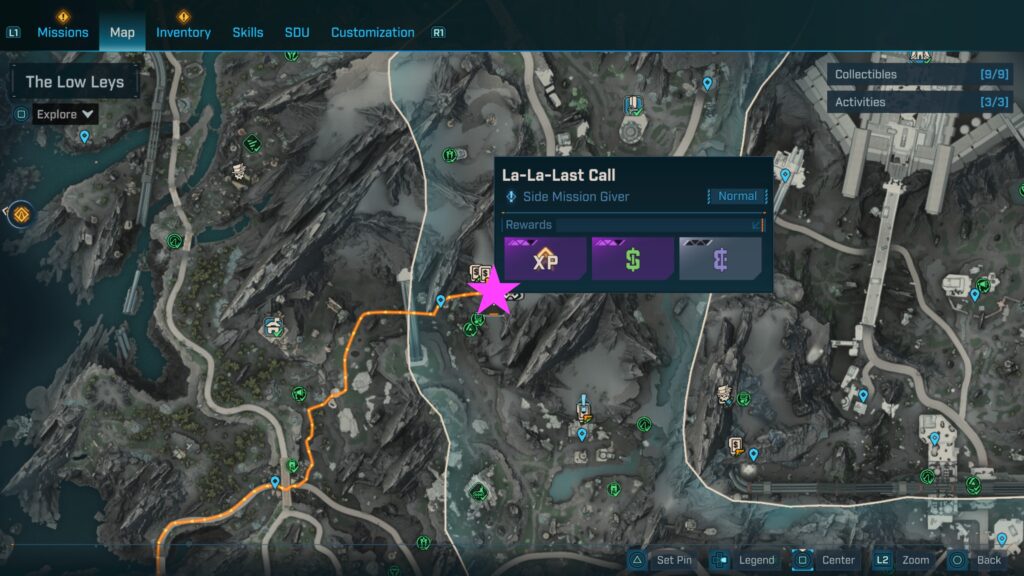 Borderlands 4 La-La-Last Call side mission