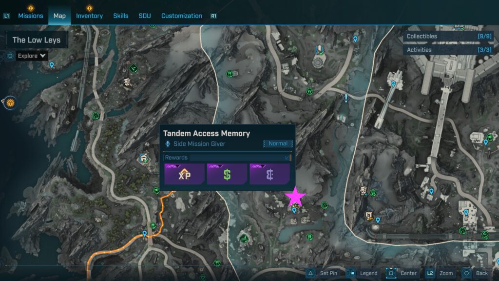 borderlands 4 Tandem Access Memory side mission