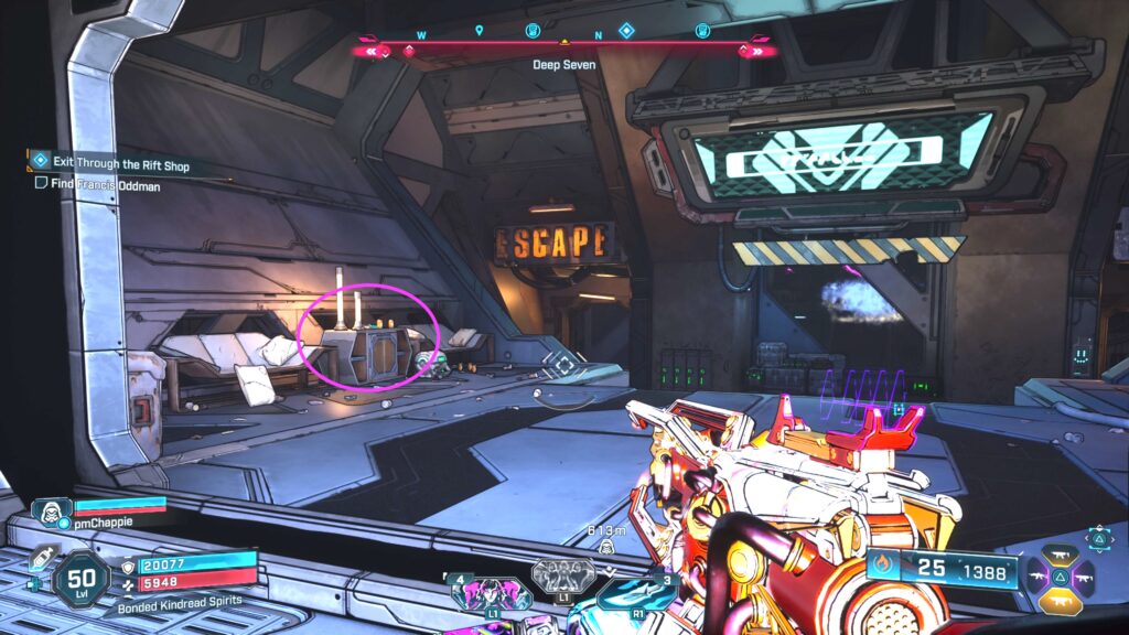 echo log in room under deep seven order silo