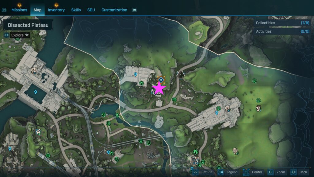 dissected plateau echo log