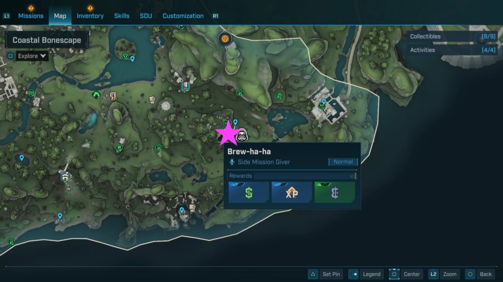 borderlands 4 Brew-ha-ha side mission