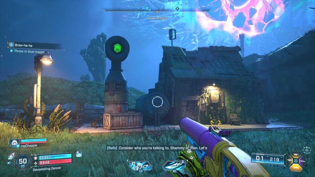 throw the geyser stones into this thing