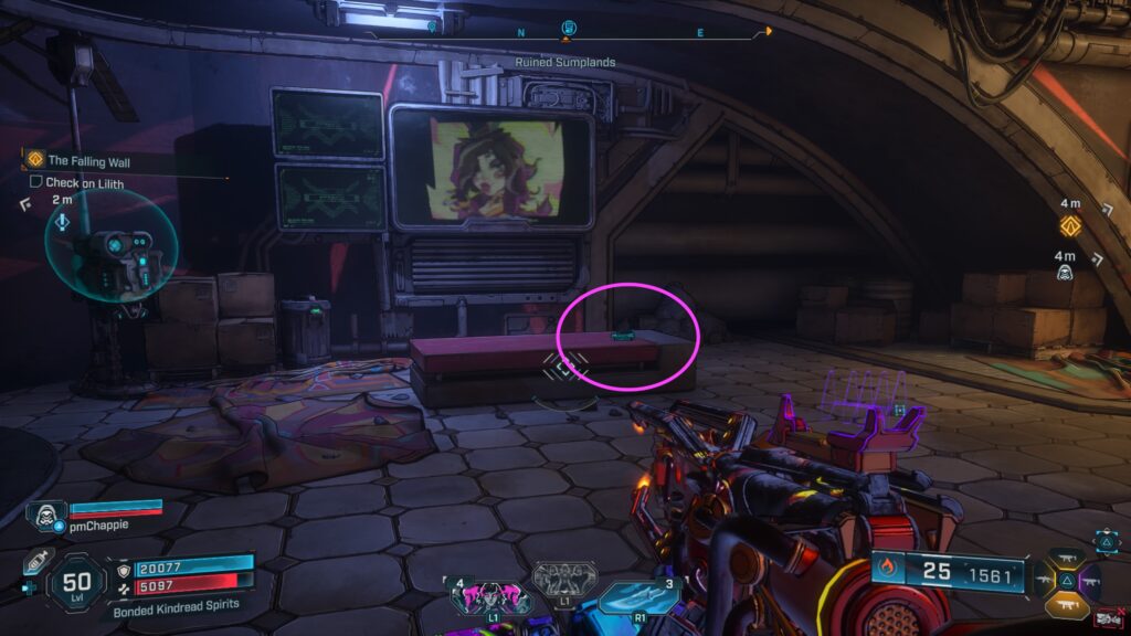 echo log in moxxi's bar
