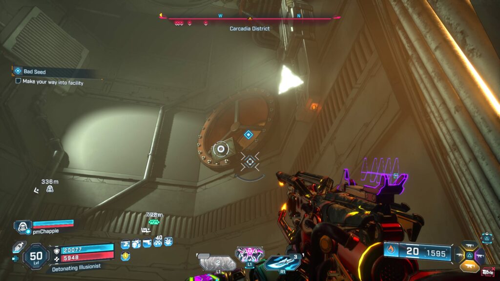 grapple stuck metal out of fan