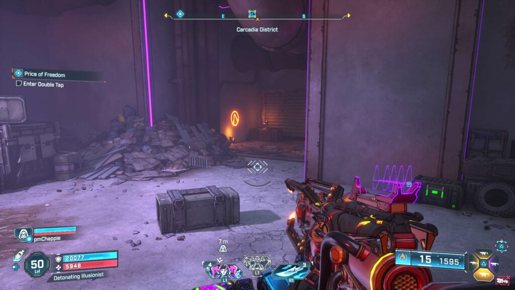 carcadia district vault symbol in the double tap