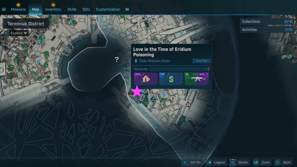 borderlands 4 Love in the Time of Eridium Poisoning side mission