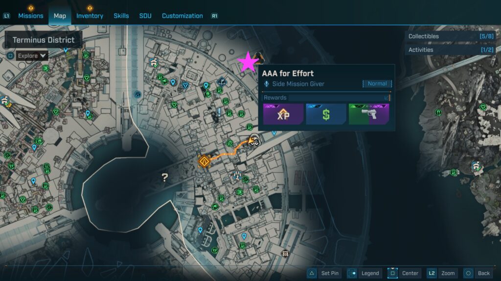 borderlands 4 AAA for Effort side mission