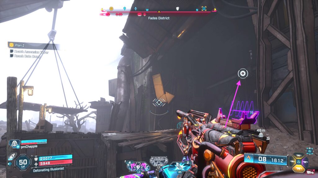 vault symbol fades district