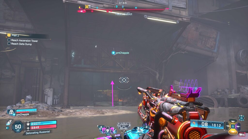 northwestern vault symbol in the fades district borderlands 4