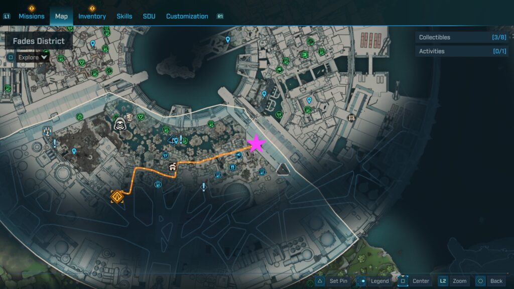 vault symbol fades district