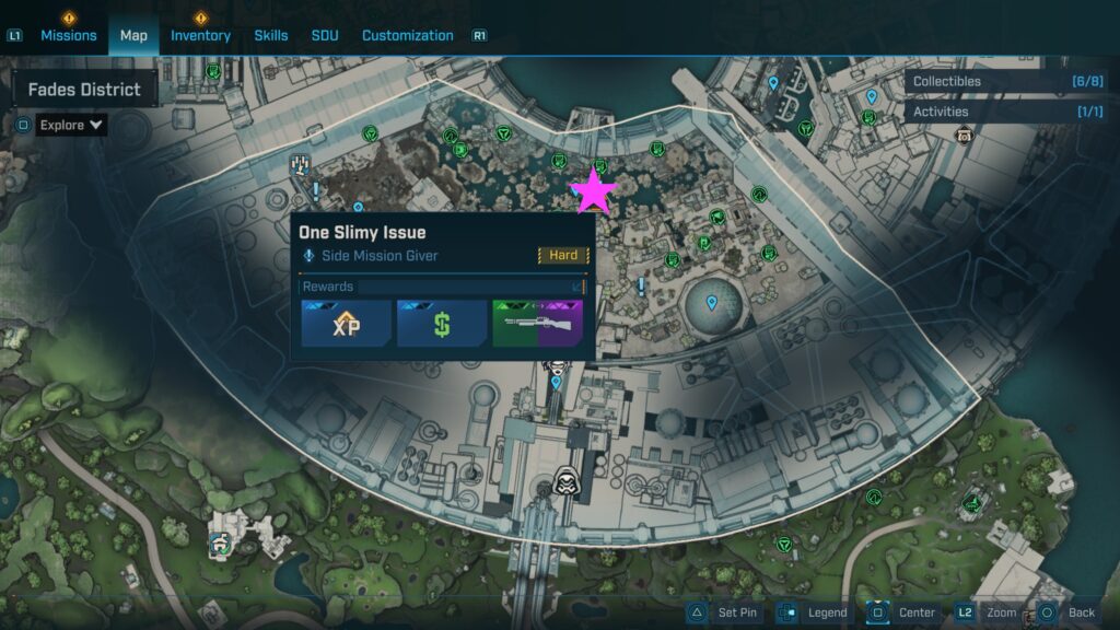 borderlands 4 One Slimy Issue side mission