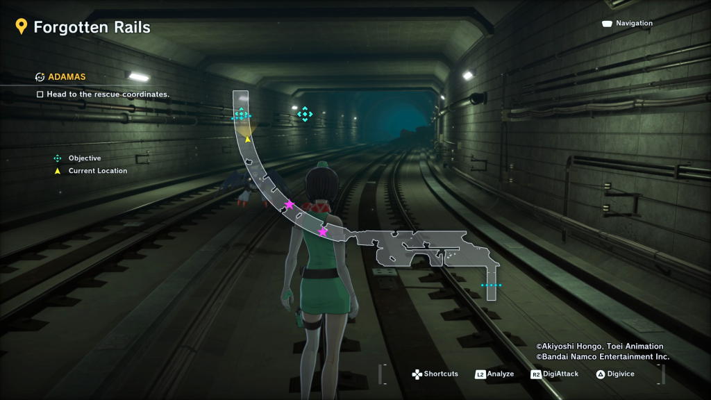 Digimon Story Time Stranger Forgotten Rails Area 1 Obtainable Items map locations