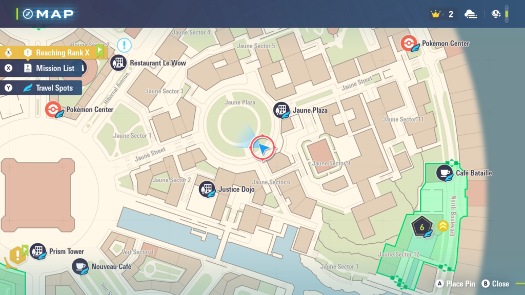 location of mint in Pokémon Legends ZA