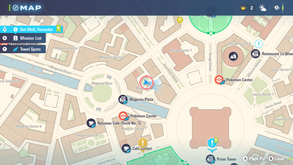 Pokemon Legends Z-A Get Well Fennekin Side mission