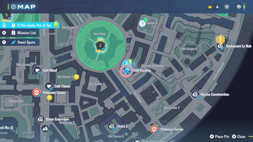 Pokemon Legends ZA A Pan-tastic Pot of Tea Side Mission where you'll have to find Pansage, Pansear, and Panpour.