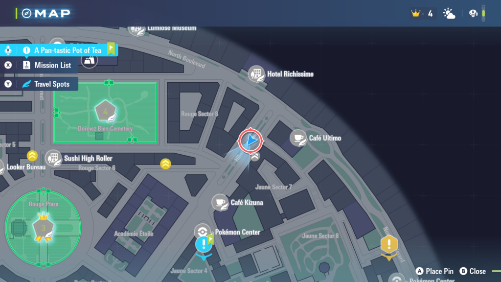 Pokemon Legends ZA A Pan-tastic Pot of Tea Side Mission