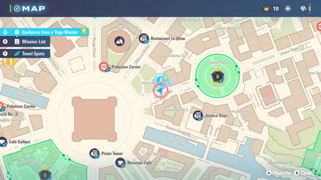 Pokemon Legends ZA Guidance from a Yoga Master Side Mission