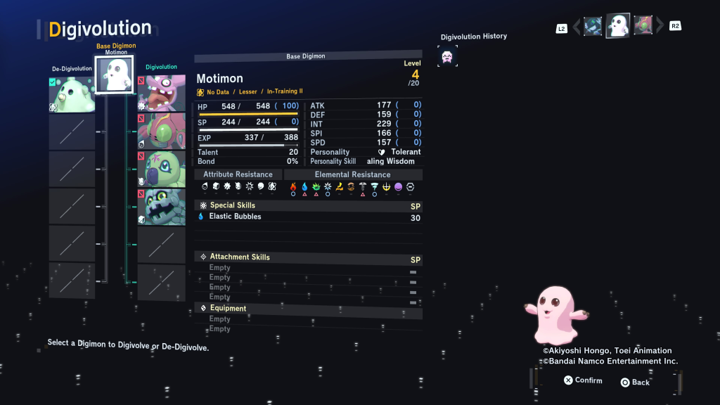 Motimon Digivolution