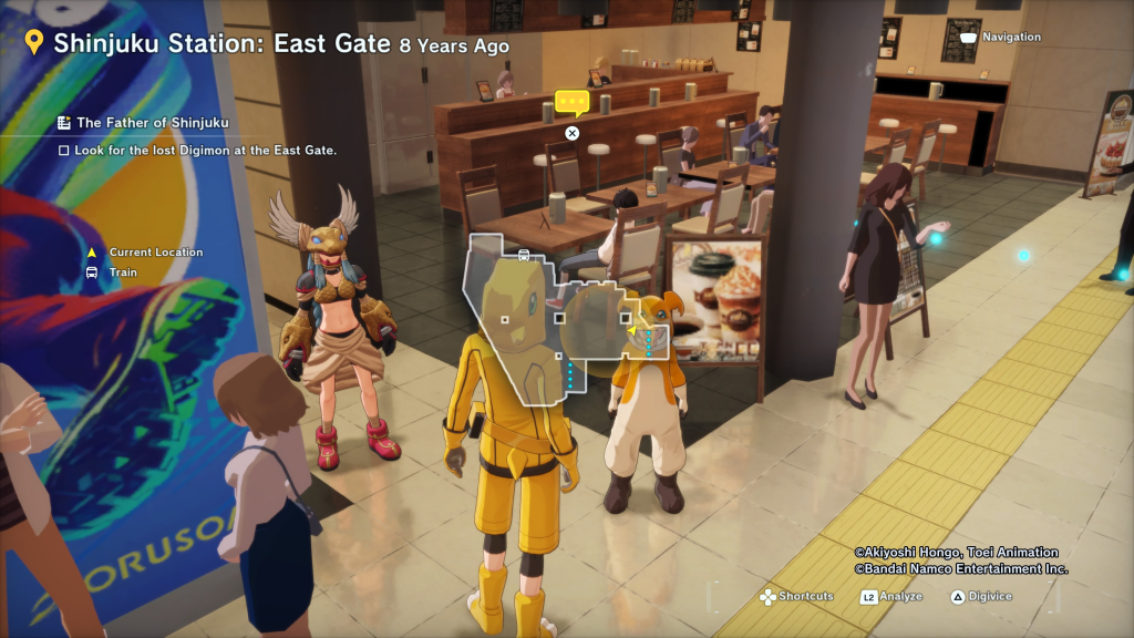 Look for the Lost Digimon at the East Gate