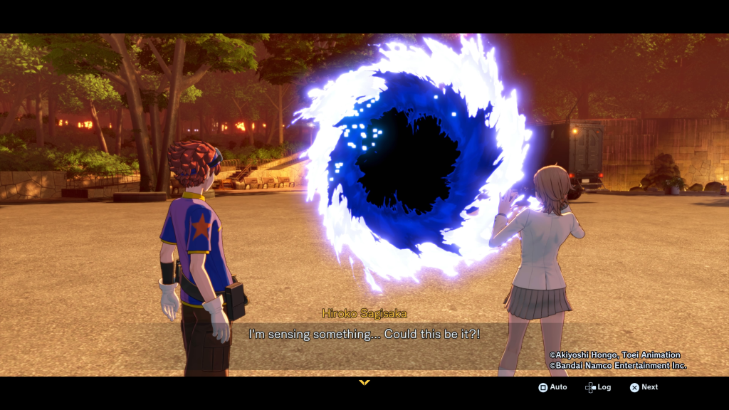 portal that opens up when you are in the Chosen Children Outfit