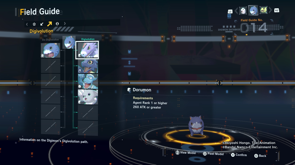 Dorimon Digivolution