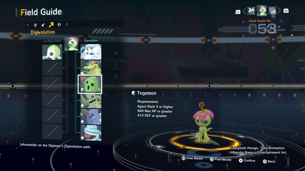 Palmon Digivolution