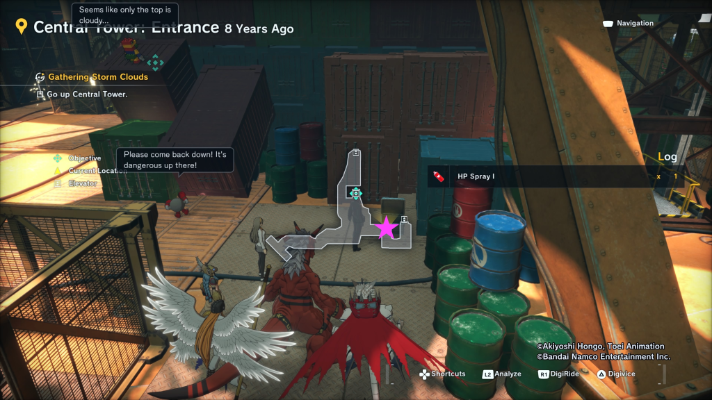 Digimon Story Time Stranger Central Tower Entrance