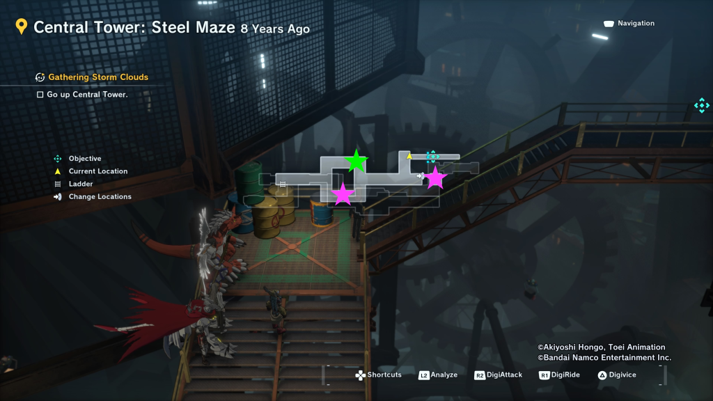 Central Tower Steel Maze